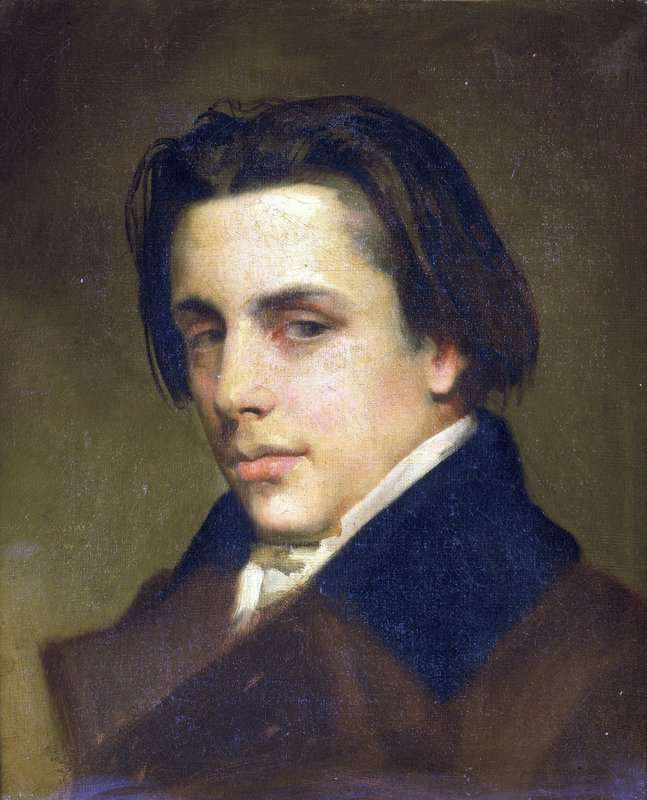 Gardner Bouguereau Elizabeth Jane Portrait Of A Man 1850 canvas print