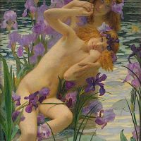 Gaston Bussiere The Irises 1897