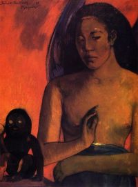 Gauguin Barbarian Poems canvas print