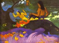 Gauguin By The Sea canvas print
