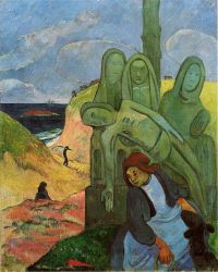 Gauguin Calvaire Breton canvas print