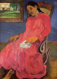 Gauguin Melancholic canvas print
