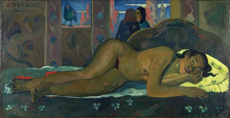 Gauguin Nevermore   1897 canvas print