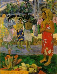 Gauguin Orana Maria We Hail Thee Mary canvas print