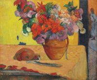 Gauguin Paul Fleurs Dans Un Vase 1886 87 1893 95