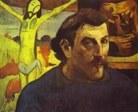 Autoritratto di Gauguin con il Cristo giallo
