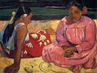 Gauguin donne tahitiane