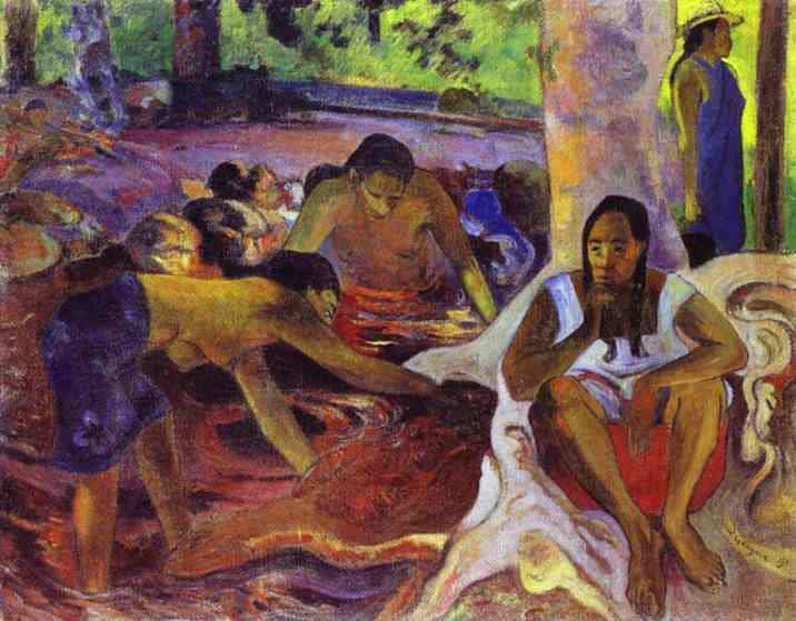 Gauguin The Fisherwomen Of Tahiti canvas print
