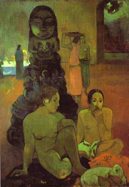 Gauguin The Great Buddha canvas print