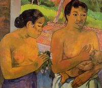 Gauguin The Offering canvas print