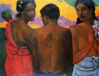 Gauguin Drei Tahitianer