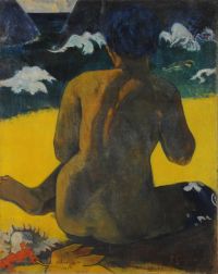 Gauguin Vahine No Te Miti   Femme A La Mer canvas print