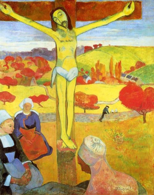 Gauguin Yellow Christ canvas print