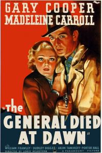 새벽에 사망한 장군 1936 영화 포스터