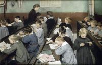 Geoffroy Jean The Children S Class 1889 canvas print