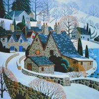 George Callaghan Village In Winter