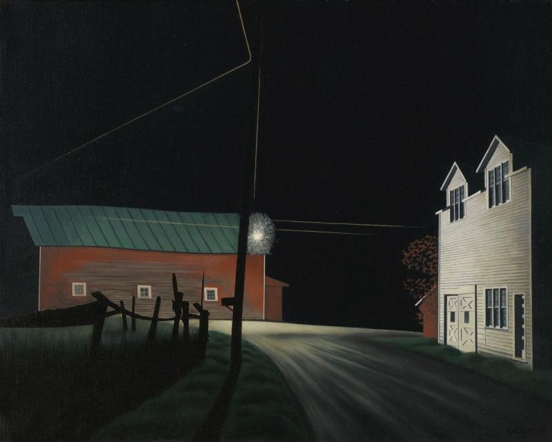 George Copeland Ault Bright Light At Russell S Corners canvas print