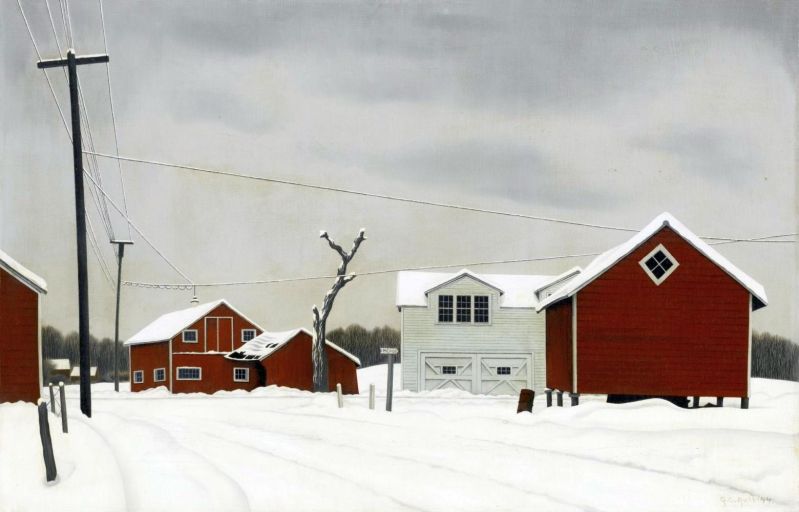 George Copeland Ault Daylight At Russell S Corners canvas print
