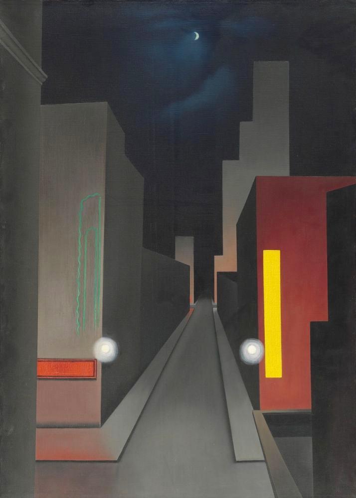 George Copeland Ault New Moon New York canvas print