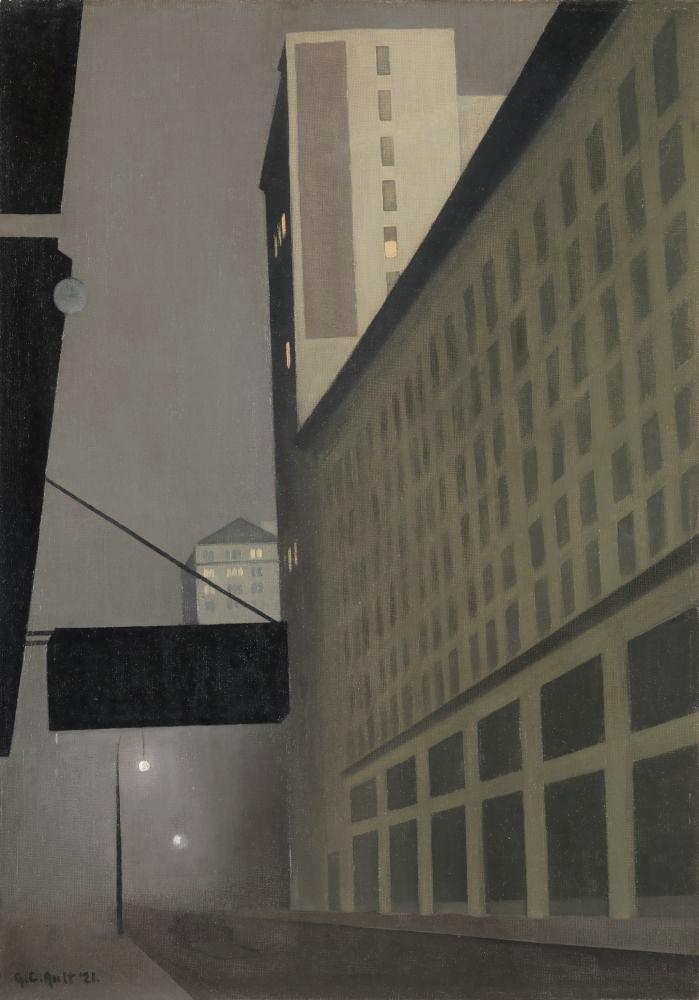 George Copeland Ault New York Night No 2 canvas print