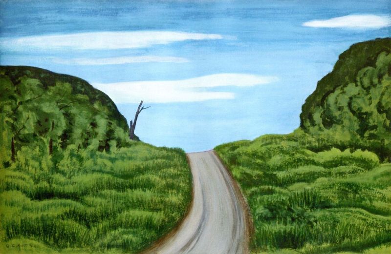 George Copeland Ault The Road To Stony Clove canvas print