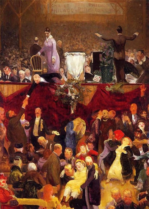 George Wesley Bellows Usa The Sawdust Trail 1916 canvas print