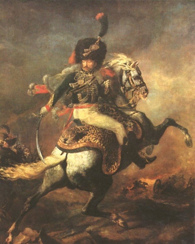 Gericault Theodore Officer Of The Imperial Guard The Charging Chasseur canvas print