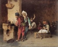 Gerome A Cafe In Cairo canvas print