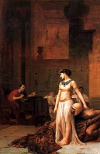 Gerome Cleopatra Before Caesar