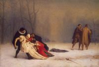 Gerome Duel After A Masked Ball 1857 canvas print