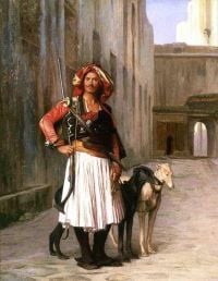 Gerome Jean Leon Arnaut Of Cairo 1867 1 canvas print