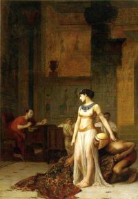 Gerome Jean Leon Caesar und Kleopatra 1866