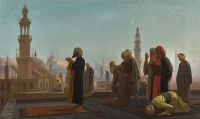 جيروم جان ليون صلاة المغرب القاهرة Ca. 1870