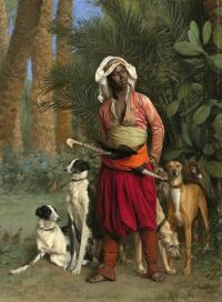 Gerome Jean Leon Master Of The Hounds 1871 canvas print