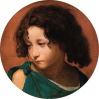 Gerome Jean Leon Portrait Of A Young Boy 1844