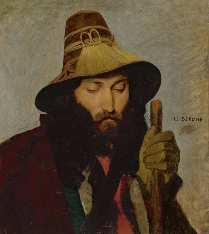Gerome Jean Leon Portrait Of An Italian Man Ca. 1845 55 canvas print