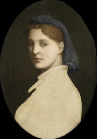 Gerome Jean Leon Portrait Of Marie Gerome Born Goupil 1866 70