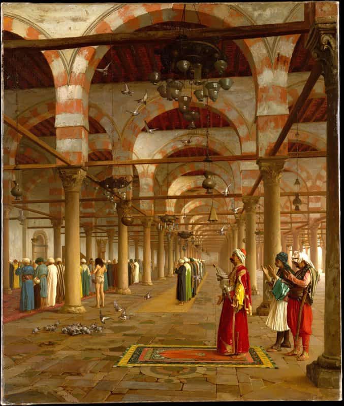 Gerome Jean Leon Prayer In The Mosque 1871 canvas print