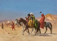 Gerome Jean Leon Reiter durchqueren die Wüste 1870