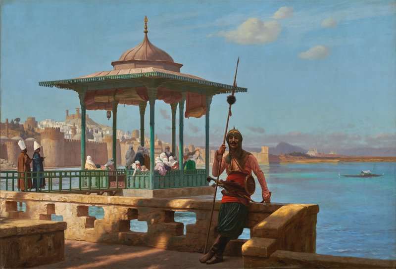 Gerome Jean Leon The Harem In The Kiosk Ca. 1870 75 canvas print