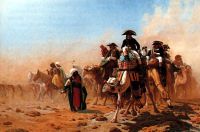 Gerome Napolean And His General Staff In Egypt canvas print