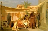 Gerome Socrates Seeking Alcibiades In The House Of Aspasia canvas print