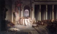 Gerome The Death Of Caesar canvas print