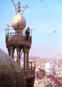 Gerome The Muezzins Call To Prayer canvas print