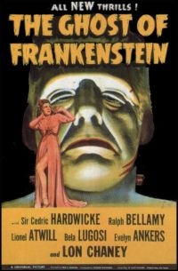 프랑켄슈타인의 유령 1942 영화 포스터 캔버스 프린트