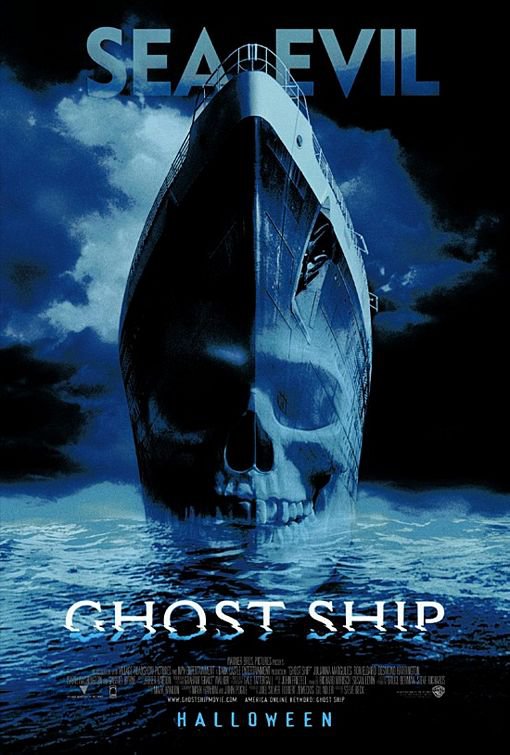 Póster de la película Ghost Ship 2003, impresión en lienzo