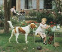 Gilbert Victor Gabriel Baby S Snack Time 1907