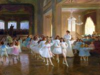 Gilbert Victor Gabriel The Children S Dance Recital At The Casino De Dieppe canvas print