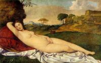 Giorgione Venus Asleep canvas print