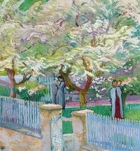 Giovanni Giacometti Garden In Bloom 1911